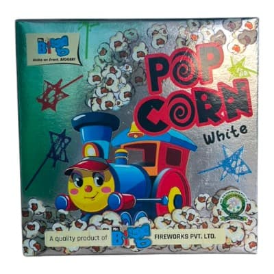Popcorn White Silver Showers (2 Pcs)